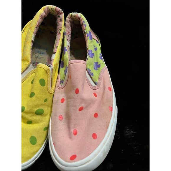 Ground Up Spongebob Squarepants Patrick Slip On Canvas Sneakers Mens Size 8 - Picture 4 of 6